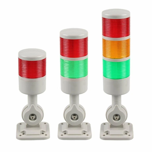 110V LED SIGNAL Tower Stack Lights Column Lamp Andon Lights with
