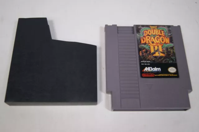 Nintendo NES Double Dragon III The Sacred Stones Game Cartridge Authentic Works
