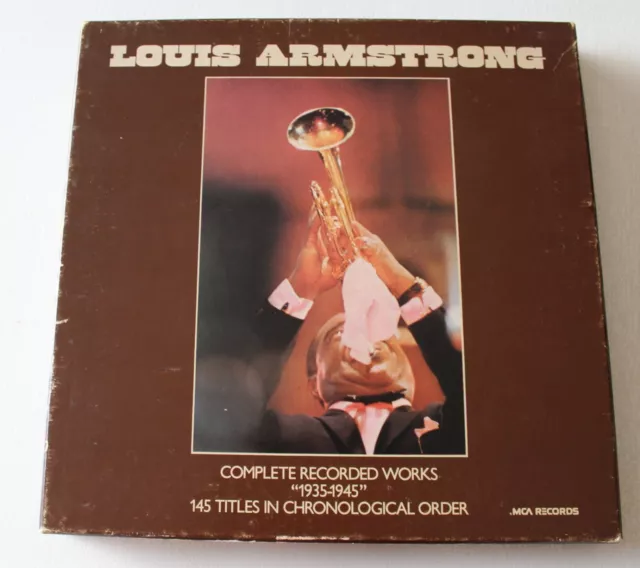 Louis Armstrong, complete recorded works 1935-1945 , coffret 10 LP - 33 tours