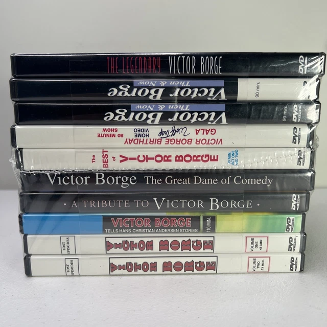 LARGE COLLECTION OF Victor Borge Great Dane of Comedy Sealed Lot of 10 ...
