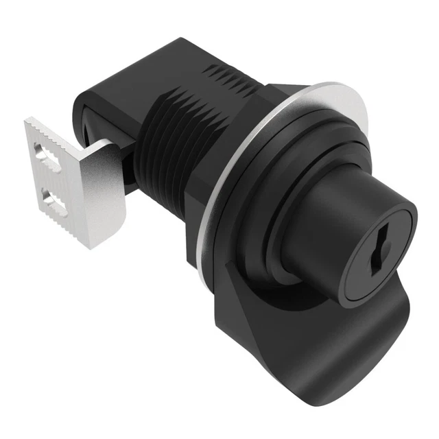 Southco 93-303 Push Button Key Locking Pull Tab in Line Push to Close Latch