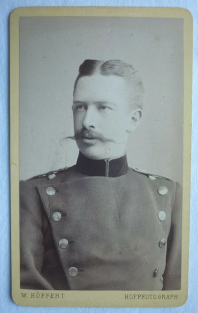 CdV Preussische KRIEGSAKADEMIE BERLIN 1886 - 1889 von Höffert Hamburg Leipzig