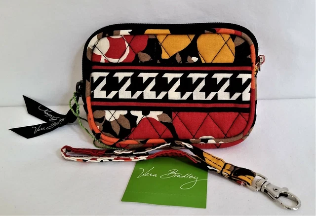 Vera Bradley Bittersweet Tech Case Wristlet Wallet Coin Purse Make Up Catch All