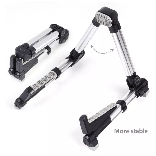 AROMA AGS-08 Universal Folding Adjustable Guitar Stand Hanger A-frame Type