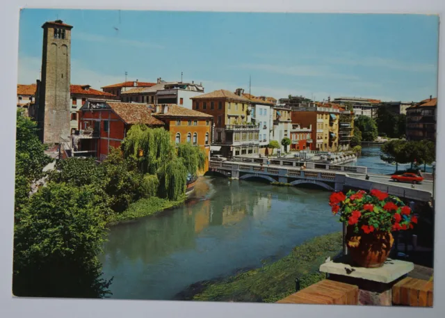 Schöne alte Ansichtskarte AK - Italien Treviso Il Sile a Pante S. Martino