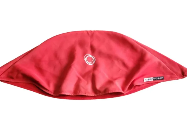 Bugaboo Cameleon Pram Carrycot Canopy Hood Cover Only In Red