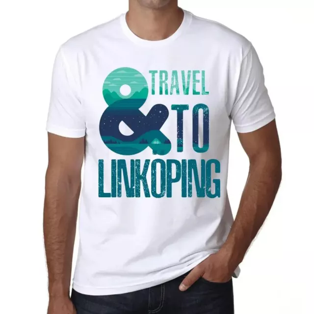 Camiseta Estampada para Hombre Y Viajar A Linköping – And Travel To Linköping