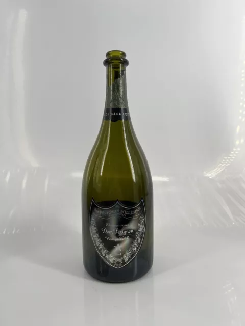 Dom Perignon Lady Gaga Brut Champagner 0,75l Flasche LEER Empty Deko