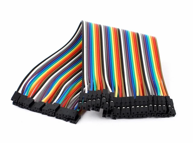2.0mm Female to 2.54mm Female 2P-1P 40 Pin Wire Connector Cable 20cm