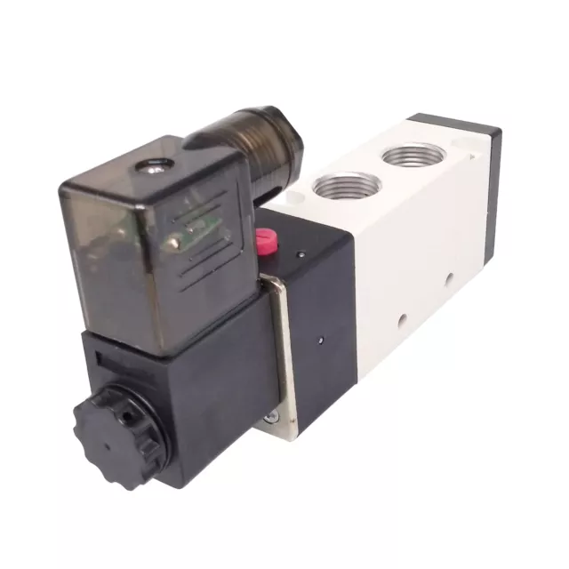 4V310-10 DC12V 3/8" BSPT 5 Way 2 Position Single Solenoid Pneumatic Air Valve