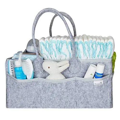 Baby Organizer - Gift Registry For Baby Shower, Nursery Diaper Caddy