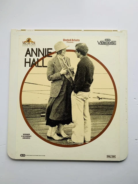1977 Annie Hall Woody Allen Diane Keaton CED Videodisc PAL/UK