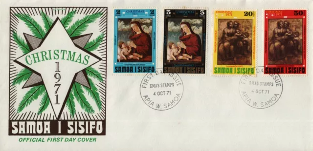 Samoa - 1971 Christmas - First Day Cover [STW-031]