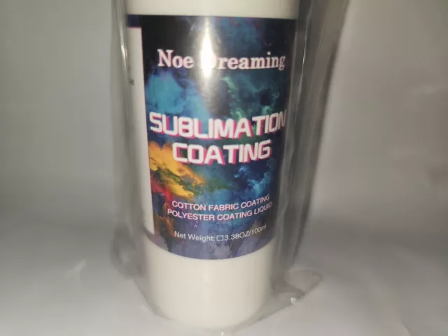 NDLT Sublimation Coating For Cotton Fabric Polyester Coating Liquid 3.38oz