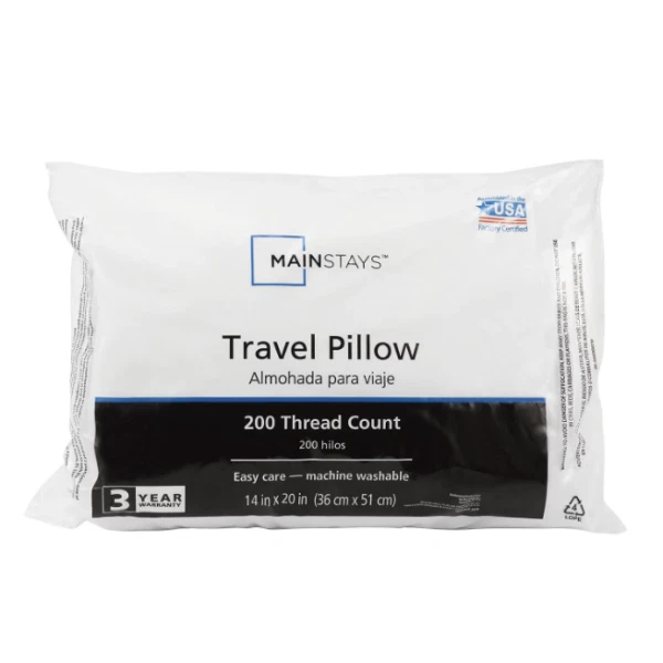 Mainstay Soft Comfort Memory Foam Travel Neck Head Pillow Complete Rest Pillows.