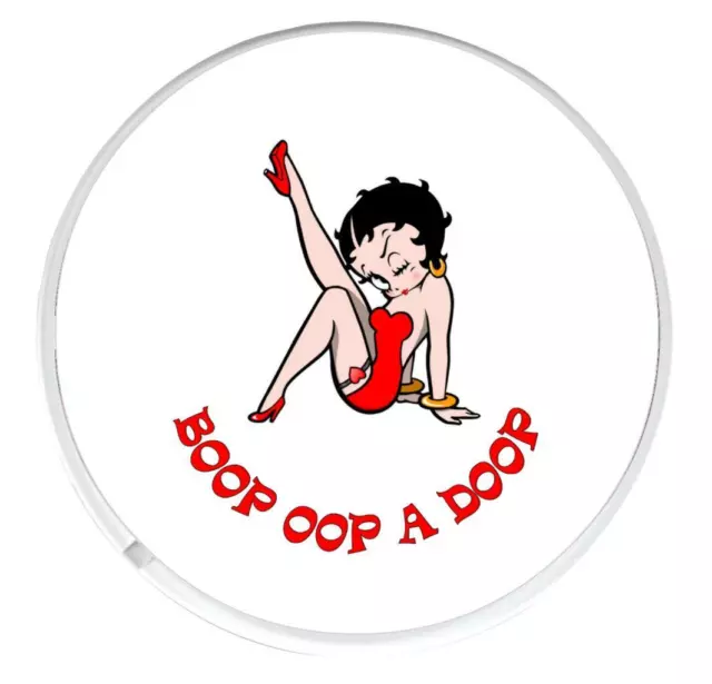 Único Posavasos Redondo Con una Imagen De Betty Boop