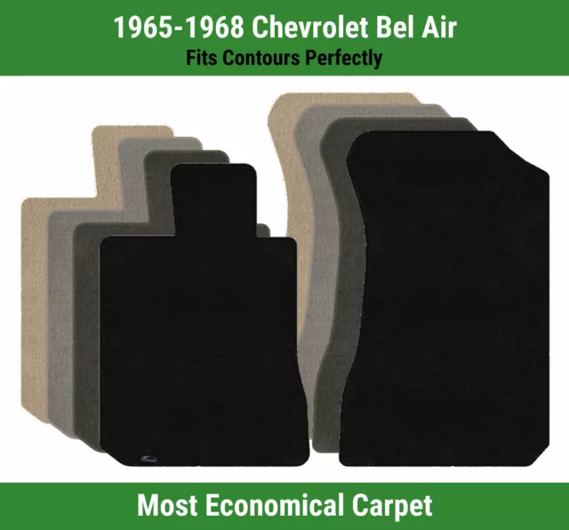 Lloyd Velourtex Front Row Carpet Mats for 1965-1968 Chevrolet Bel Air