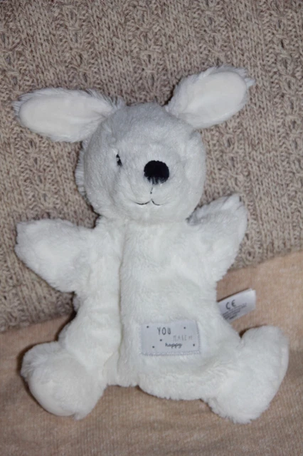 Doudou Simba Toys Lapin You Me Happy Marionnette Blanc Neuf
