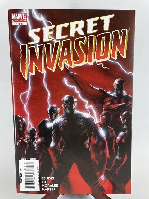 Secret Invasion #1 Gabriele Dell'Otto Cover 1st Print MCU Skrulls Disney+ VG/VG+