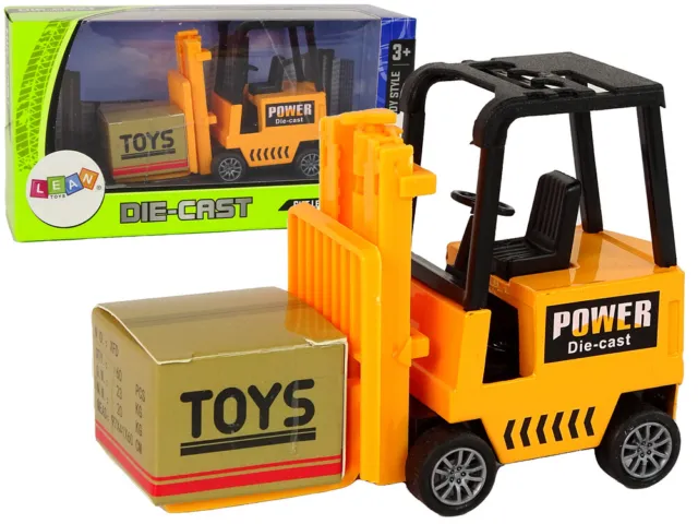 Gabelstapler Maschine Fahrzeug Baustelle Arbeit Stapler Spielzeug