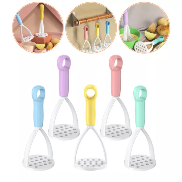 5 piezas Pp apisonador de patata bebé herramientas para bebé mini herramientas