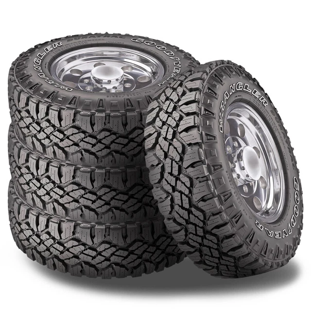 4 Goodyear Wrangler DuraTrac 31x10.50R15 109Q OWL Truck All Terrain 3PMSF Tires
