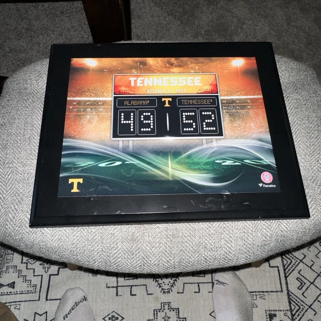 Tennessee Volunteers 10.5x13 2022 Win vs Alabama Crimson Tide Plaque
