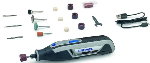 Dremel Lite 7760 Akku Multifunktionswerkzeug 3.6V Set mit 15 Zubehörteilen Varia