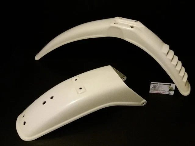 White Rear Mudguard For Yamaha DT175MX 1979-1993 - ABS Plastic