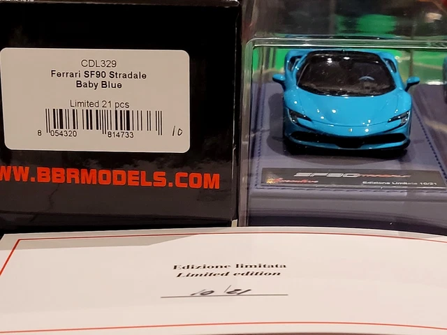 BBR 1/43 FERRARI Enzo CONCORSO ITALIANO blue SCHEDONI base