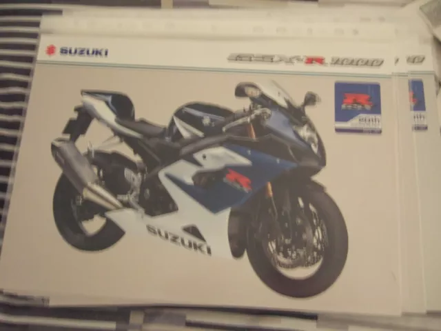 SUZUKI motorcycle brochure ' GSX-R 1000' 20th annv gsxr