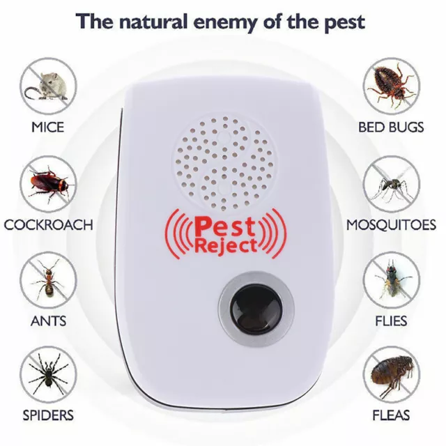 Enhanced Ultrasonic pest killer Electronic Anti Mosquito Insect mouse Repell`js