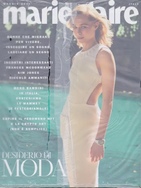 Marie Claire 5/2021#Desiderio moda,Frances Mcdormand,Kim Jones,Niccolò Ammaniti