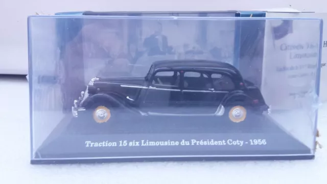 Norev Atlas Citroen Traction 15 Six Limousine President Coty 1958 Neuf +Boite