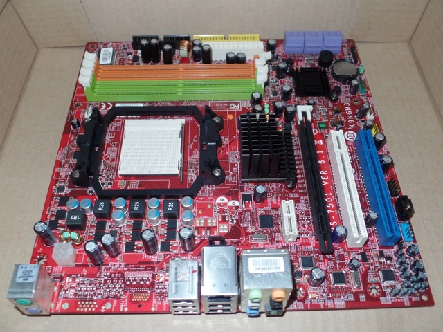 CARTE MÈRE MICRO ATX MSI MS-7501 3.1 AMD 780G AM2 EUR 35,90 - FR