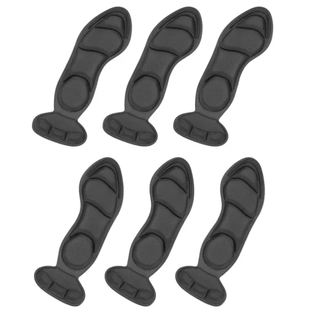 3 Pairs Hohe Fersenpolster Für Schuhe Einlegesohle Mit Hohem Absatz Bodenmatte