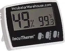 IncuTherm™ | Digital Egg Incubator Thermometer & Hygrometer (Measures Humidity)