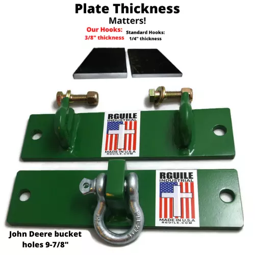 Special listing 2 hooks with shackle in middle free shipping