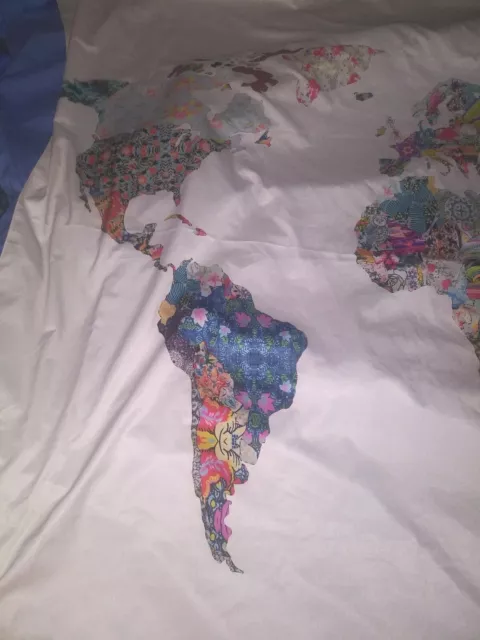 DENY Designs World Map Wall Tapestry Hanging / Table cloth 55×55