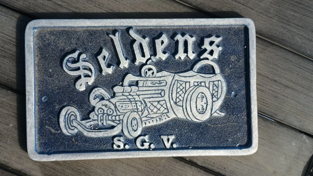 CAR CLUB PLAQUE  Edelbrock Holley Cragar Hot Rod Rat Fink LS1 AC Delco Corvette