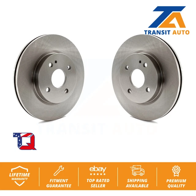 Front Disc Brake Rotors Pair For 2011-2014 Mazda 2