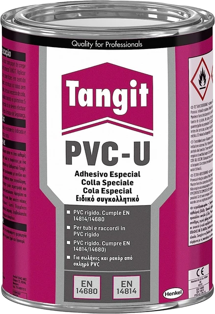 Colla Adesivo TANGIT PVC-U Per Tubi Raccordi Ripara Sigilla Mastice - Foto 3