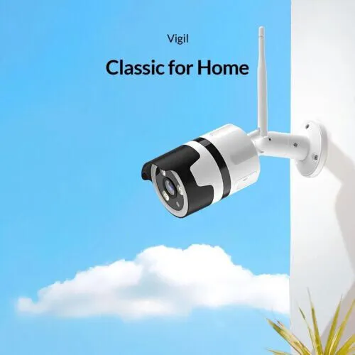 Netvue Outdoor Security Camera, 1080P Wireless Wi-Fi Security Camera System  Surveillance Camera Night Vision (2.4Ghz Wi-Fi Only)