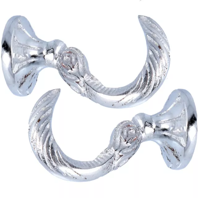 2 x CURTAIN TIE BACK HOOKS Rococo Style Blind String Holdback Hanger Home Decor