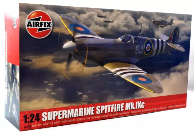 Airfix Supermarine Spitfire Mk.IXc 1:24 Scale Plastic Model Plane A17001