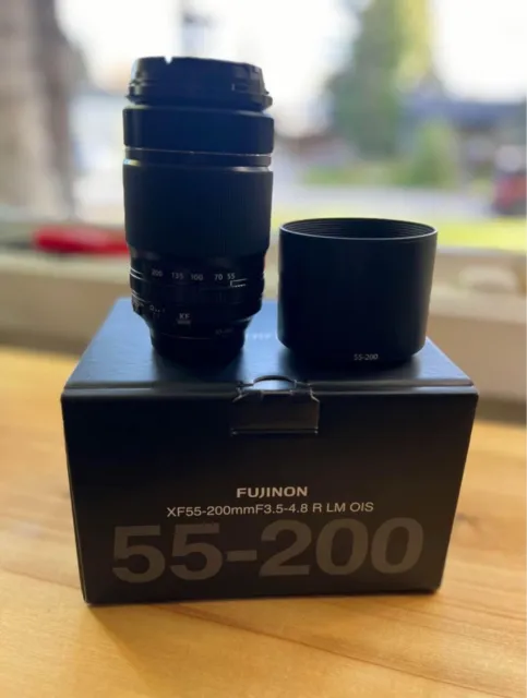 Fujifilm FUJINON XF 55-200mm F/3.5-4.8 R LM OIS Lens - Black