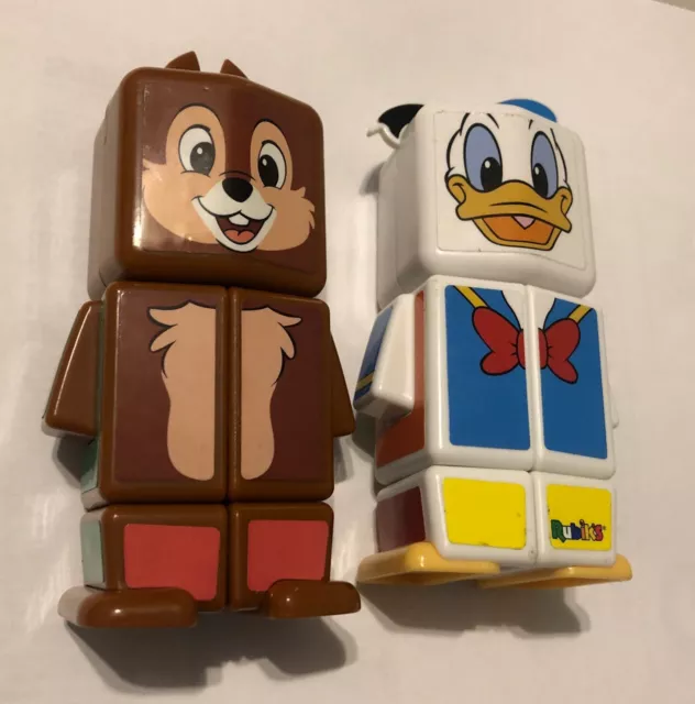 2 Piece Disney CHIP & Donald  Rubik's Characters Cube Puzzles 2022