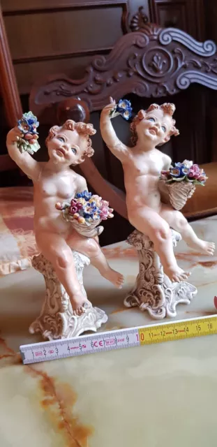 Statua di porcellana Capodimonte, vintage originale 