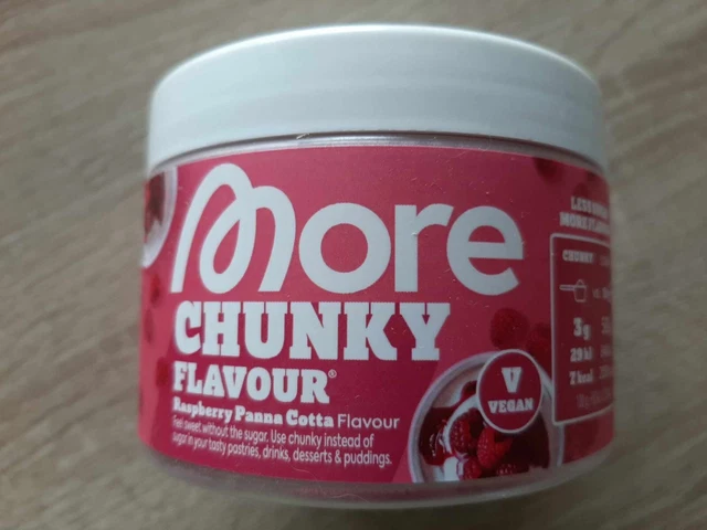 Chunky Raspberry MORE NUTRITION CHUNKY Flavour Raspberry Panna Cotta OVP EUR 19,99 ...