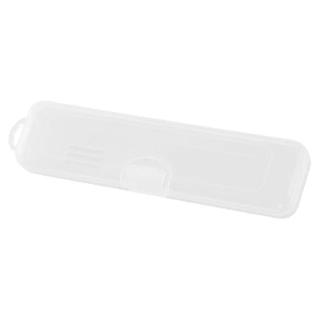 Portable Toothpaste Toothbrush Carrier Box Clear Plastic Toothbrush Container